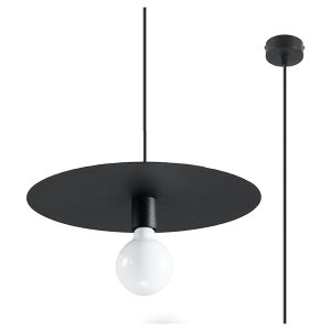 Lampa wisząca Flavio stalowa czarna 71702 Lampa wisząca Flavio stalowa czarna 71702