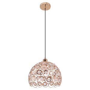 Lampa wisząca Florence stalowa 30 cm złota 382097 Lampa wisząca Florence stalowa 30 cm złota 382097