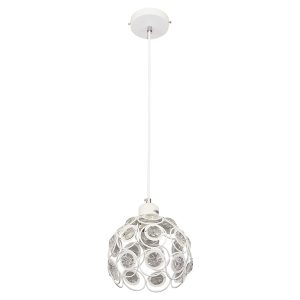 Lampa wisząca Florence stalowa biała 190712 Lampa wisząca Florence stalowa biała 190712