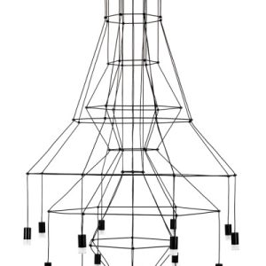 Lampa wisząca FLUSSO 20 czarna 341039 Lampa wisząca FLUSSO 20 czarna 341039