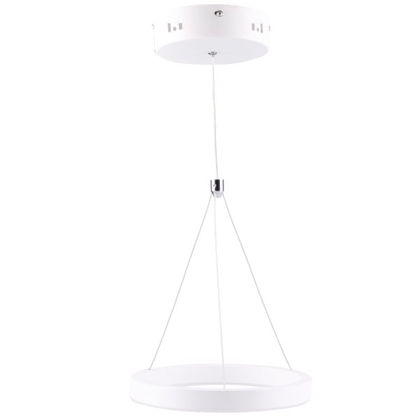 Lampa wisząca FOKKO biała LED 1x9W Neutralna biel 600lm Polux 854152