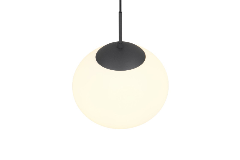 Lampa wisząca FOMENTO czarno-biała 1xE27x15W wym:150x30x30cm IP20 Trio 990346