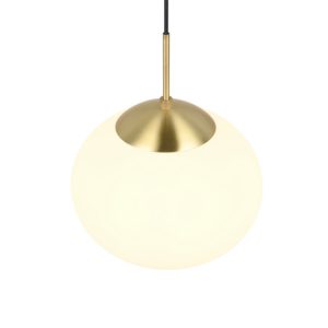 Lampa wisząca FOMENTO złoto-biała 1xE27x15W wym:150x30x30cm IP20 Trio 990347 Lampa wisząca FOMENTO złoto-biała 1xE27x15W wym:150x30x30cm IP20 Trio 990347