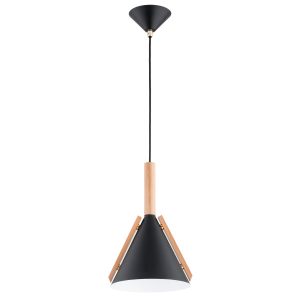 Lampa wisząca FORTEL stożek czarna 1xE27x15W wym:75x23x23cm IP20 Alfa 1025527 Lampa wisząca FORTEL stożek czarna 1xE27x15W wym:75x23x23cm IP20 Alfa 1025527