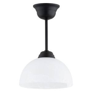 Lampa wisząca Frella szklana biało-czarna 552776 Lampa wisząca Frella szklana biało-czarna 552776
