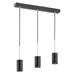 Lampa wisząca Frigga 3-punktowa stalowa czarna 552794 Lampa wisząca Frigga 3-punktowa stalowa czarna 552794