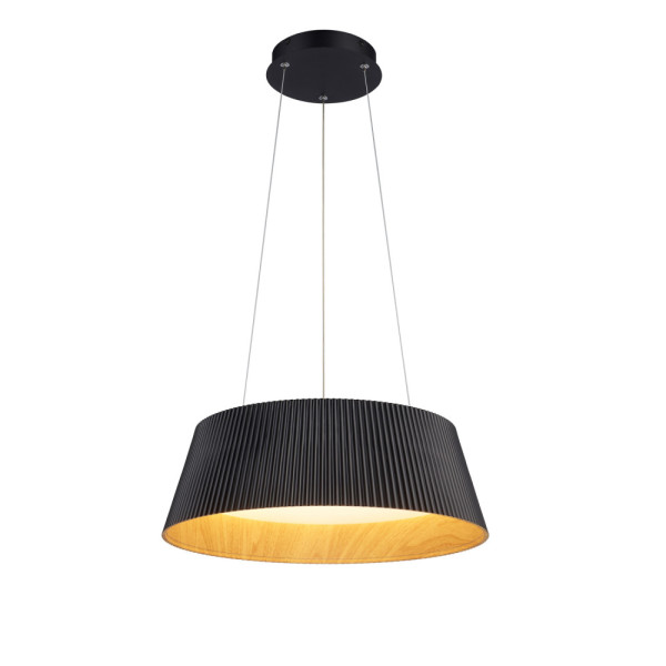 Lampa wisząca FRILL LED czarna 45 cm 744140