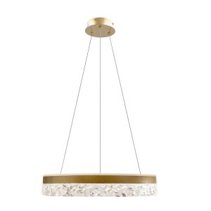 Lampa wisząca FROZI złota LED 32W 3000K lm Candellux 989810 Lampa wisząca FROZI złota LED 32W 3000K lm Candellux 989810
