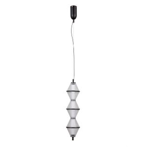 Lampa wisząca FUENTE czarna matowa LED 3x15W Ciepła biel 1108lm Italux 837442 Lampa wisząca FUENTE czarna matowa LED 3x15W Ciepła biel 1108lm Italux 837442