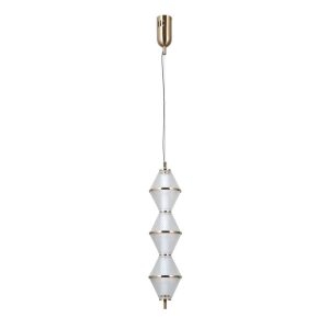 Lampa wisząca FUENTE złota LED 3x15W Ciepła biel 1108lm Italux 836247 Lampa wisząca FUENTE złota LED 3x15W Ciepła biel 1108lm Italux 836247