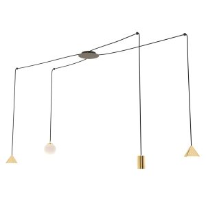 Lampa Wisząca Fuji 4 Gold 752697 Lampa Wisząca Fuji 4 Gold 752697