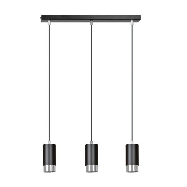 Lampa Wisząca Fumiko 3 Bl/Chrome 752673