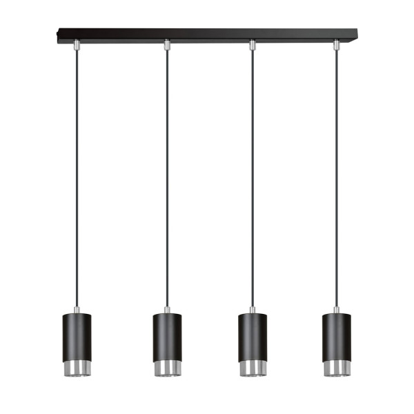 Lampa Wisząca Fumiko 4 Bl/Chrome 752572