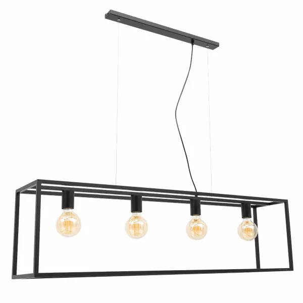 Lampa wisząca FURTIM czarna 432647