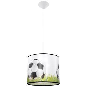 Lampa wisząca FUTBOL biało-czarna-zielona 1xE27x15W IP20 Pure Lume 1025472 Lampa wisząca FUTBOL biało-czarna-zielona 1xE27x15W IP20 Pure Lume 1025472