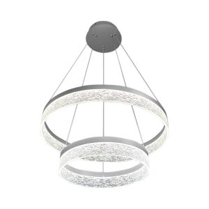 Lampa wisząca GALA inox LED 2x54W Neutralna biel 4320lm Milagro 836945