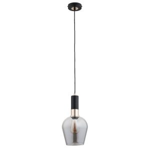 Lampa wisząca GARDA czarno-złota-dymiona 1xE27x15W IP20 Alfa 984891 Lampa wisząca GARDA czarno-złota-dymiona 1xE27x15W IP20 Alfa 984891