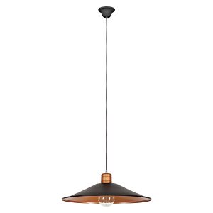 Lampa wisząca Garret stalowa czarno-miedziana 548439 Lampa wisząca Garret stalowa czarno-miedziana 548439