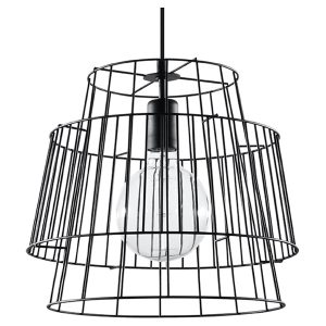 Lampa wisząca Gate stalowa czarna 70287 Lampa wisząca Gate stalowa czarna 70287