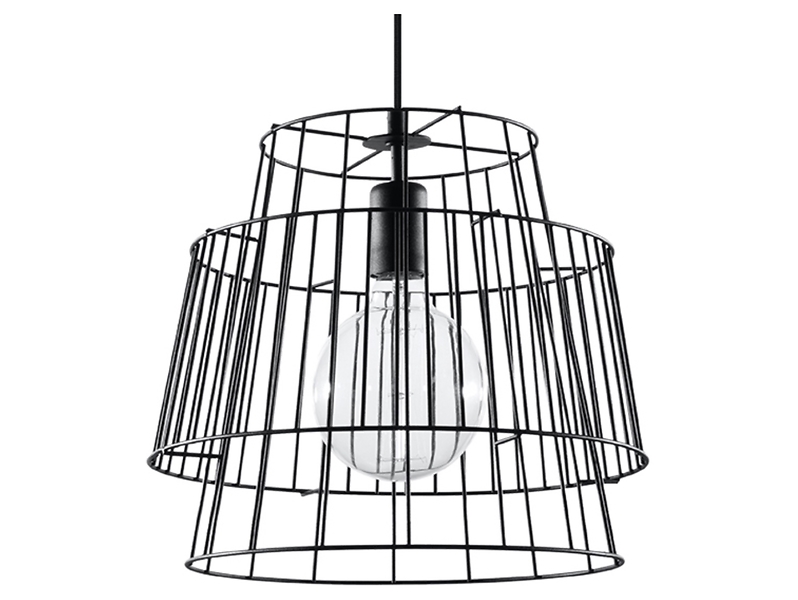 Lampa wisząca Gate stalowa czarna 70287