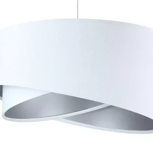 Lampa wisząca GEMSTONE biała/srebrna 391112 Lampa wisząca GEMSTONE biała/srebrna 391112