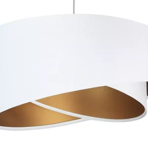 Lampa wisząca GEMSTONE biała/złota 391402 Lampa wisząca GEMSTONE biała/złota 391402