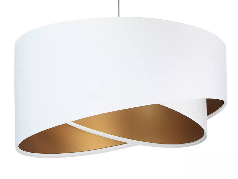 Lampa wisząca GEMSTONE biała/złota 391402