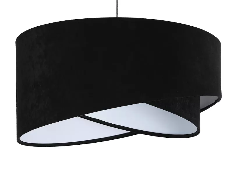 Lampa wisząca GEMSTONE czarna/biała 391423