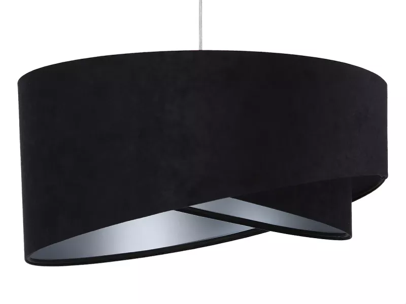 Lampa wisząca GEMSTONE czarna/srebrna 391679