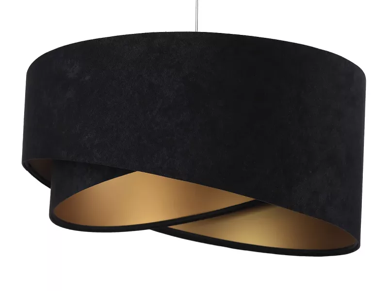 Lampa wisząca GEMSTONE czarna/złota 391700