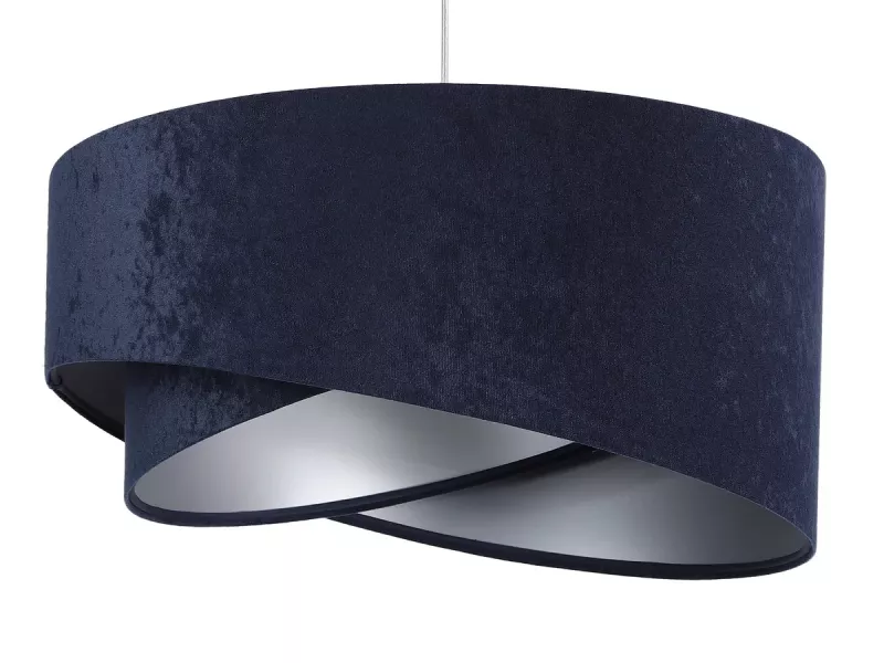 Lampa wisząca GEMSTONE granatowa/srebrna 391551