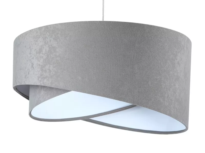 Lampa wisząca GEMSTONE szara/biała 391487
