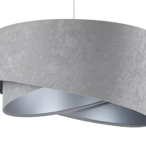 Lampa wisząca GEMSTONE szara/srebrna 391644 Lampa wisząca GEMSTONE szara/srebrna 391644