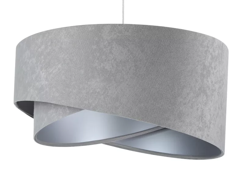 Lampa wisząca GEMSTONE szara/srebrna 391644