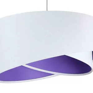 Lampa wisząca GEMSTONE WHITE biała/ciemnofioletowa 391650 Lampa wisząca GEMSTONE WHITE biała/ciemnofioletowa 391650