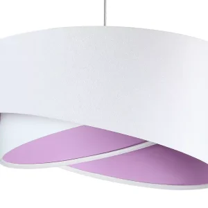 Lampa wisząca GEMSTONE WHITE biała/fioletowa 391185 Lampa wisząca GEMSTONE WHITE biała/fioletowa 391185