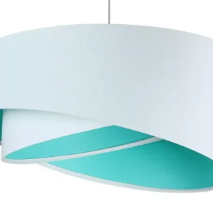 Lampa wisząca GEMSTONE WHITE biała/miętowa 391484 Lampa wisząca GEMSTONE WHITE biała/miętowa 391484