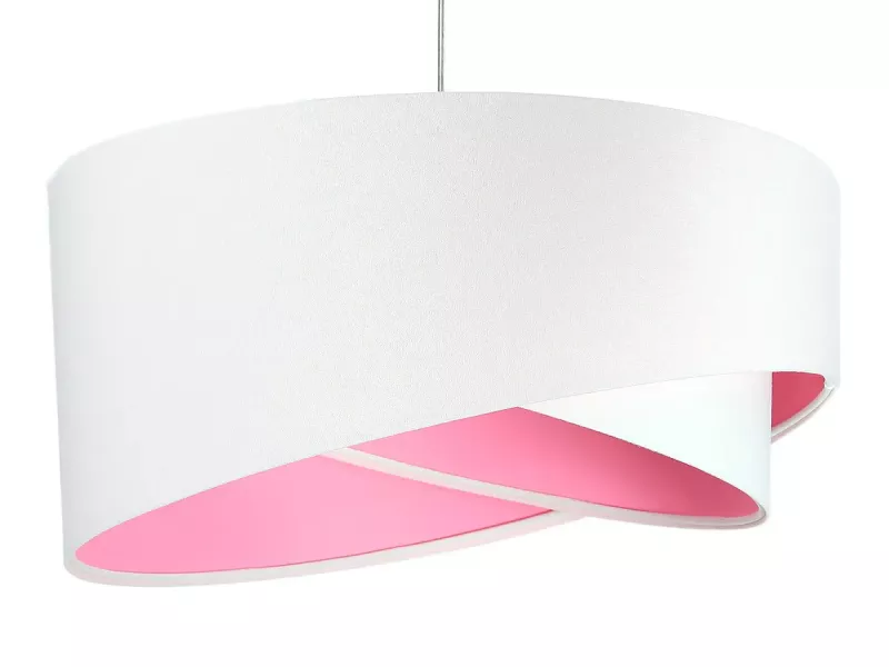 Lampa wisząca GEMSTONE WHITE biała/różowa 391480