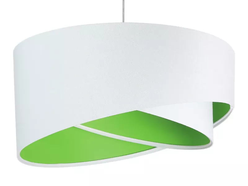 Lampa wisząca GEMSTONE WHITE biała/zielona 391685