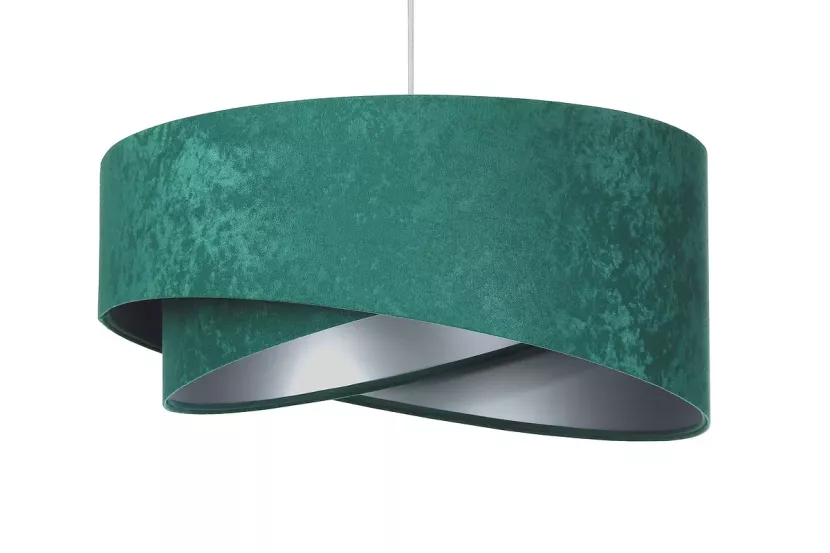 Lampa wisząca GEMSTONE zielona/srebrna 391120