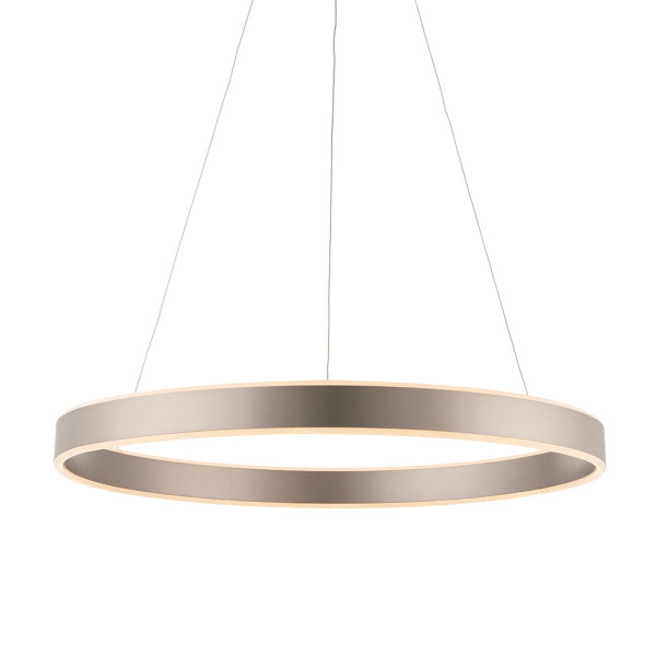 Lampa wisząca GEN nikiel matowy LED 42W biały ciepły 2450lm IP20 Endon 1019089