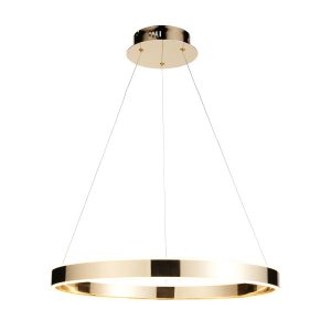 Lampa wisząca GEN złota LED 42W biały ciepły 2450lm IP20 Endon 1018940 Lampa wisząca GEN złota LED 42W biały ciepły 2450lm IP20 Endon 1018940