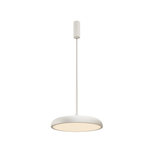 Lampa wisząca Gerhard biała LED 1x26W Ciepła biel 1400lm Maytoni 849496