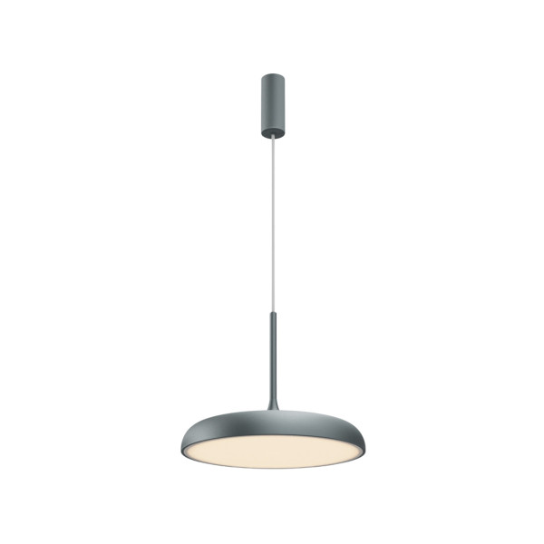 Lampa wisząca Gerhard szara LED 1x26W Ciepła biel 1400lm Maytoni 849155