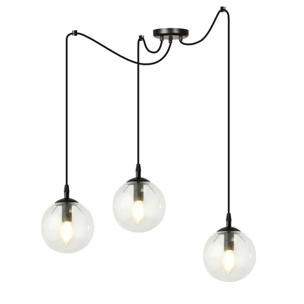 Lampa Wisząca Gigi 3 Bl Transparent 752633