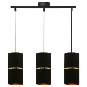 Lampa wisząca Gina 3-punktowa czarna 201570 Lampa wisząca Gina 3-punktowa czarna 201570