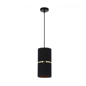 Lampa wisząca Gina abażur czarno-złota 1xE27x60W IP20 Candellux 989818 Lampa wisząca Gina abażur czarno-złota 1xE27x60W IP20 Candellux 989818