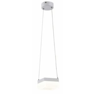 Lampa wisząca Gina biała LED 1x12W Neutralna biel 960lm Reality 845684 Lampa wisząca Gina biała LED 1x12W Neutralna biel 960lm Reality 845684