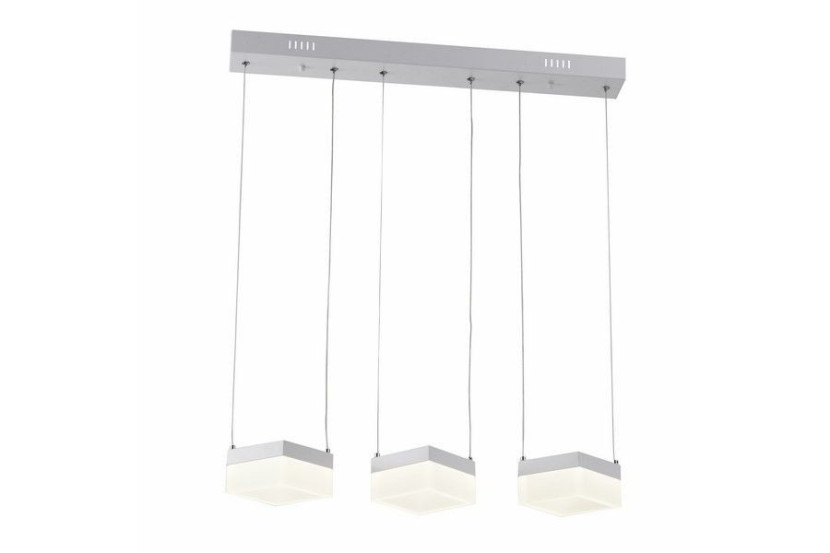 Lampa wisząca Gina biała LED 3x12W Neutralna biel 1820lm Reality 846184
