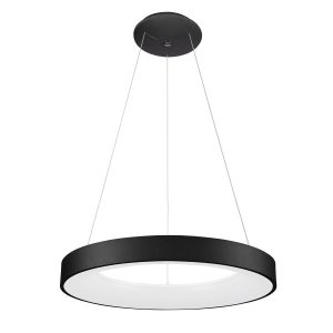 Lampa wisząca Giulia czarna LED 50W 4000K 2750lm Italux 1019341